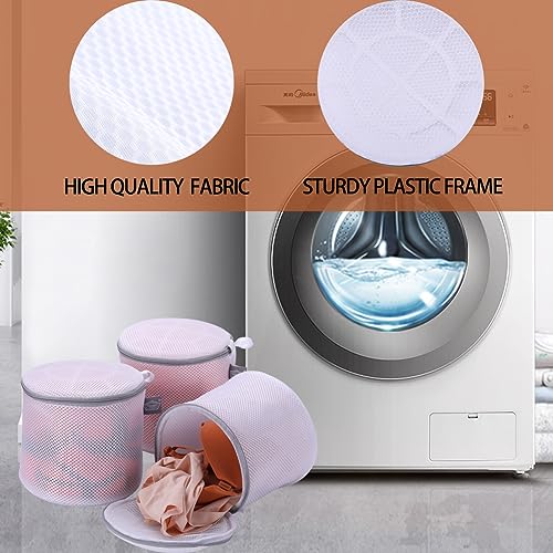 Bra Washing Bag Set - 2Pcs, 8" Lingerie Laundry Bags for Delicates