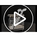 Stainless Steel Utensil Holder - Rust-Proof Kitchen Sink Organizer