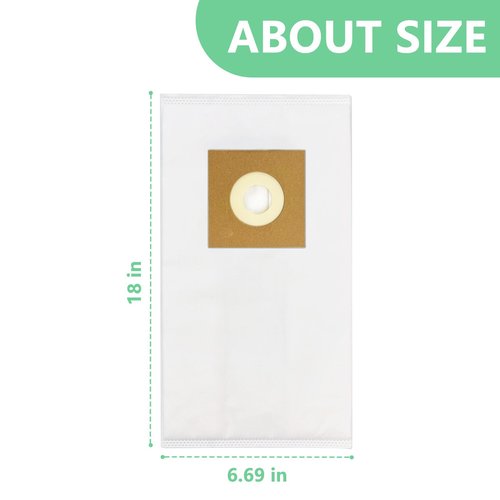 8 Pack Type Y Vacuum Bags for Hoover WindTunnel Upright Style Y, Z, YZ Vacuum Cleaners, Replace Part 4010100Y For Hoover Vacuum Bags Refill