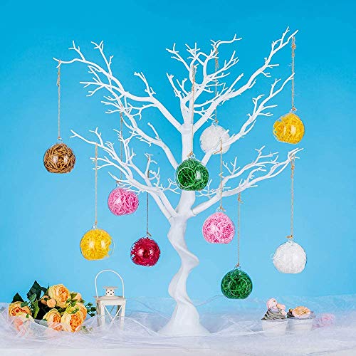 Hanging Glass Globe Candle Holders - Set of 108 Tealight Orbs for Decor