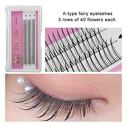 ADIYA Fishtail Individual Eyelash Extensions 8-14mm Cluster Fans