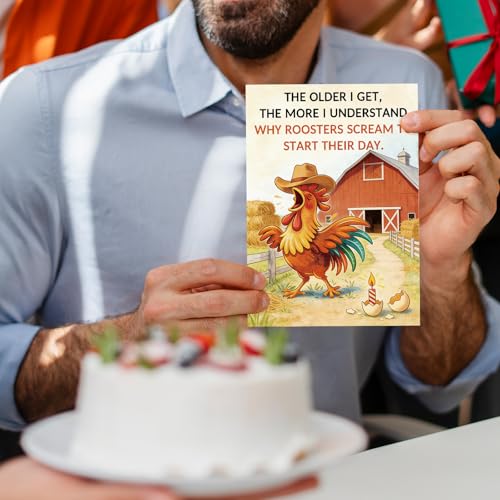 Funny Birthday Card for Men & Women - Humorous Age Milestone Gift