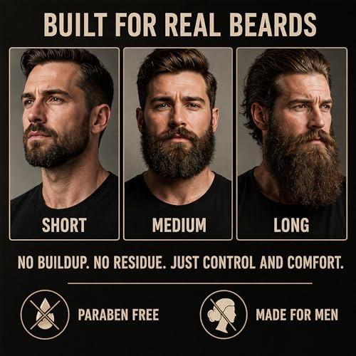 Vivo Per Lei Style Hold Beard Balm with Argan Oil & Cedarwood Scent 2.11 Oz