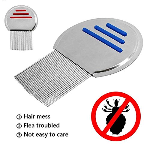 Professional Stainless Steel Pet Grooming Comb 2-Pack