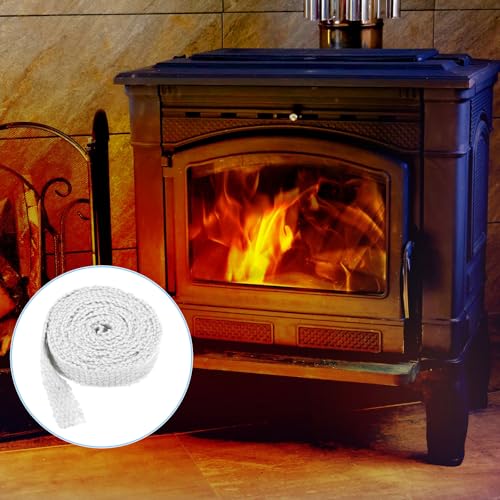 M METERXITY 1in x 157.5in Fiberglass Stove Gasket Seal Rope for Fireplace & Wood Stoves