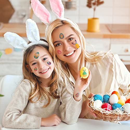 Easter Temporary Tattoos for Kids - 80+ Bunny & Egg Stickers