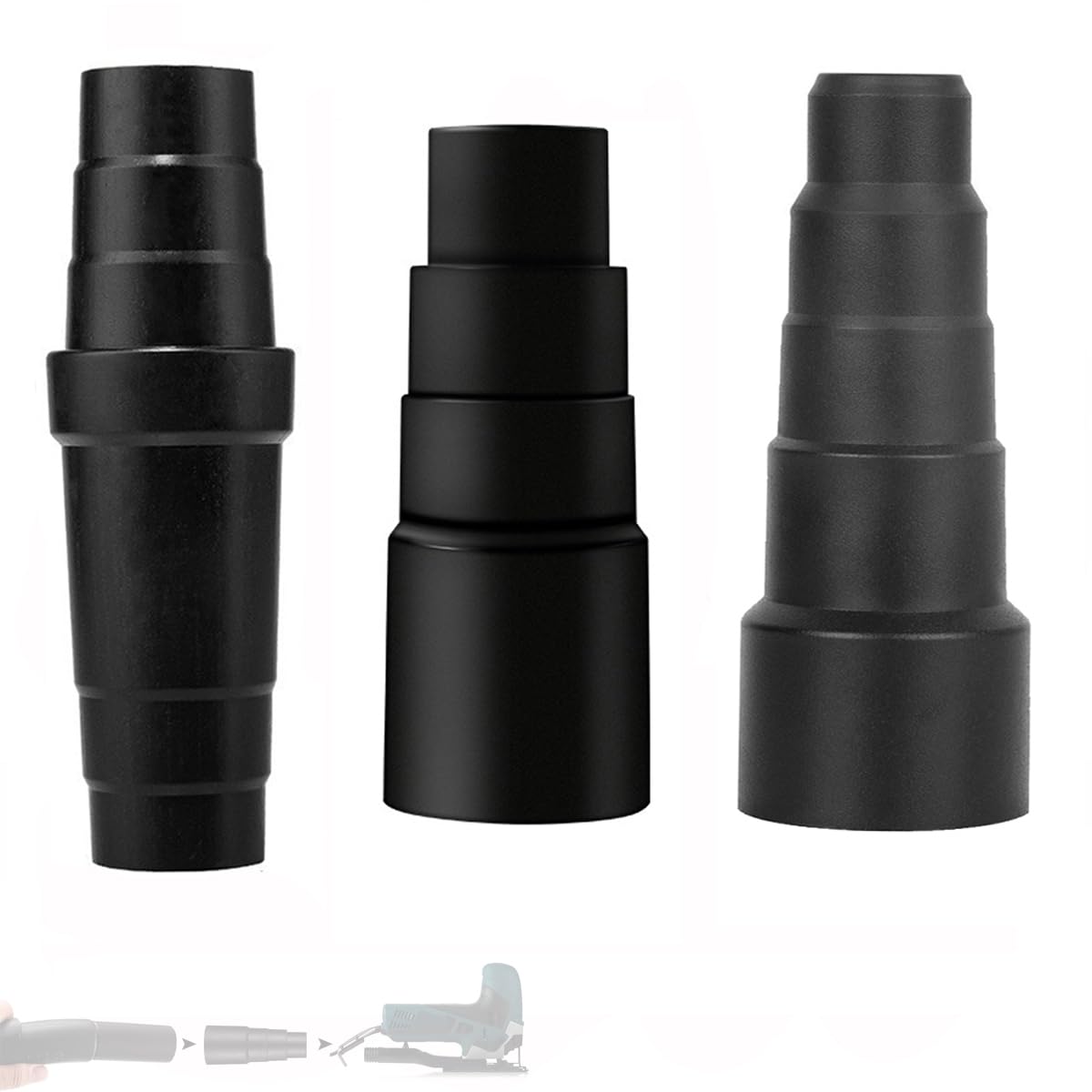 Universal Vacuum Hose Adapter Kit Reducer Attachment Set,Shop Vac Vacuum Attachment Hose Adapter Kit 3 Pieces