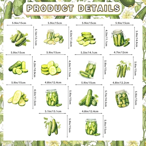 Pickle Birthday Banner Set - 2pc Green Funny Cucumber Party Decorations