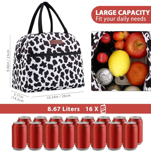 Baglemon Insulated Lunch Bag - Large Reusable Tote for Work & Picnic