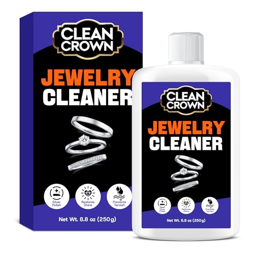 CleanCrown Silver Polish & Metal Tarnish Remover (8.8 Oz) - Jewelry & Brass