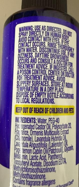 Lavender Pillow Spray with Melatonin & Essential Oils, 5 oz (2-Pack)