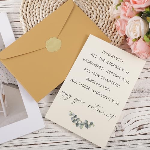 Funny Retirement Card Set with Envelope & Sticker - Penitue
