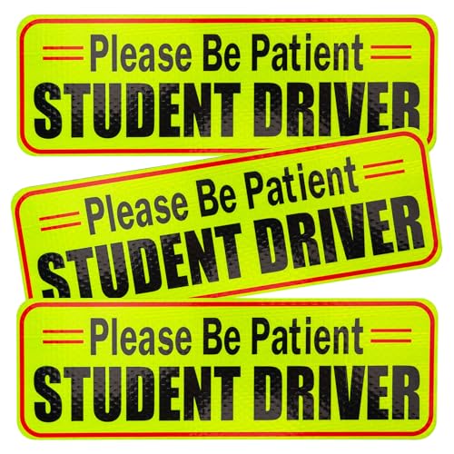 CARTMAN Student Driver Magnetic Car Sign - Reflective Decal