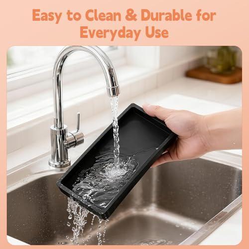 Silicone Oil Tray for Kitchen Counter - Non-Slip & Easy to Clean