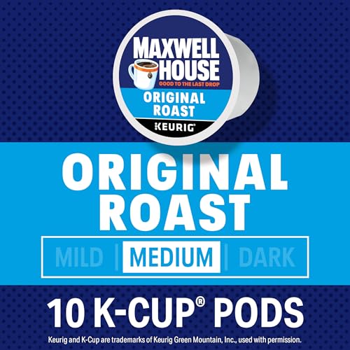 Maxwell House Original Roast Medium Roast K-Cup Pods, 3.4 OZ (Pack of 2)