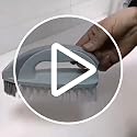 Detachable Handheld Scrub Brush - Heavy-Duty Cleaning Tool for Tile, Carpet, and Sinks