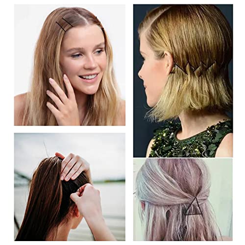 Black Bobby Pins 2 Inch Smooth Finish Hair Pins for Updos (120 Count)