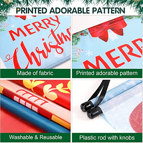 Christmas Nutcracker Banner Decorations 71x12 Inches for Holiday Home Decor