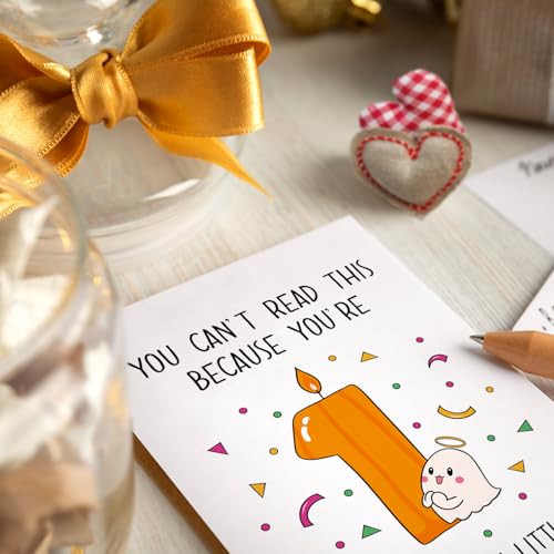 Funny 1st Birthday Halloween Card for Baby Boy or Girl