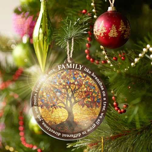 Tree of Life Christmas Ornament for Family & Home Decor