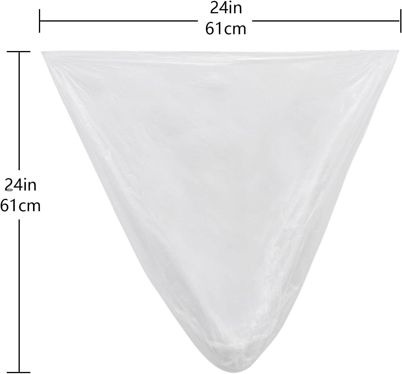 TYPLASTICS Trash Can Liner | 1000 Count Perforated Garbage Bags for 7-10 Gallon Use - Ideal for Home & Office