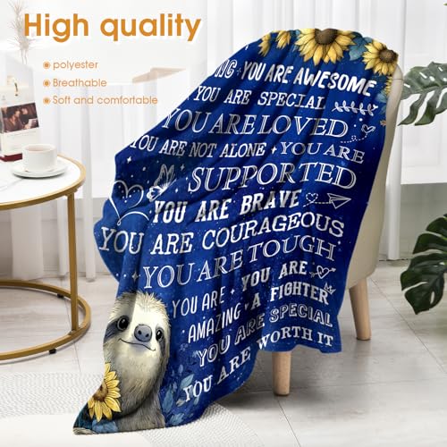 Soft Floral Throw Blanket - 50"x60" Cozy Gift for All Occasions