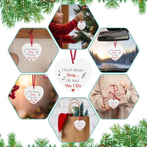 Ceramic Christmas Ornament for Music Lovers - Inspirational Gift