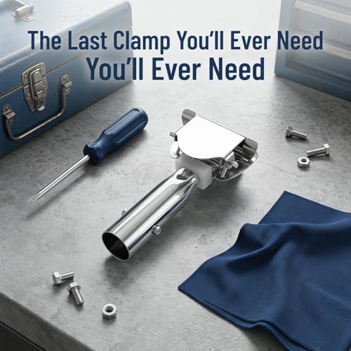 IMIKEYA Stainless Steel Mop Rod Chuck Replacement Adapter