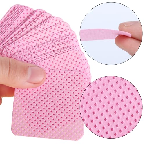 1800 PCS Lint Free Nail Wipes & Gel Polish Remover Pads, Pink