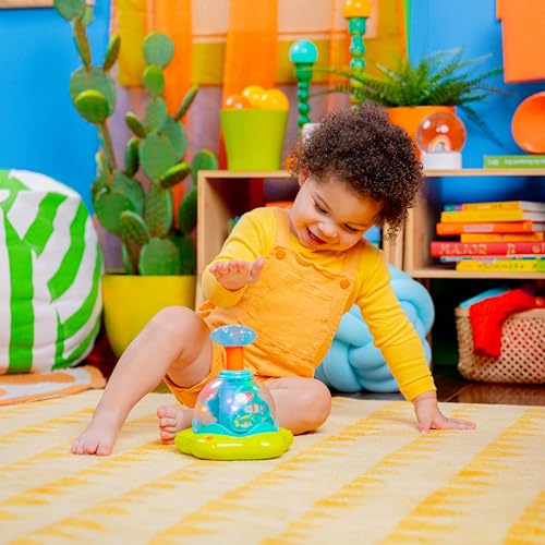 Bright Starts Press & Glow Spinner Musical Baby Toy, 2 Pack