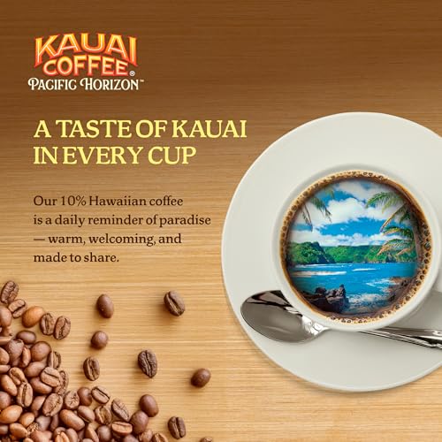 Kauai Coffee Coconut Caramel Crunch - Medium Roast Ground Coffee, 10 oz