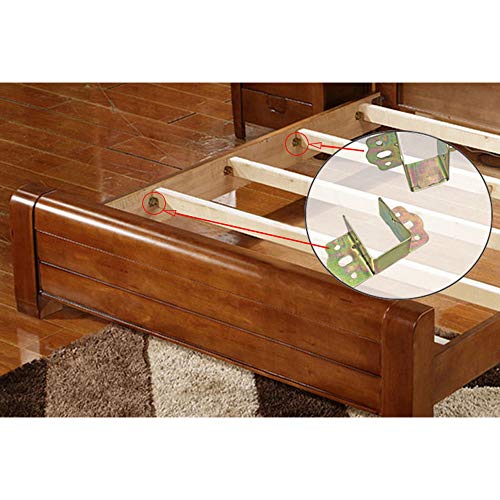 Gold Bed Rail Fittings Kit - Cast Iron Bed Frame Hardware