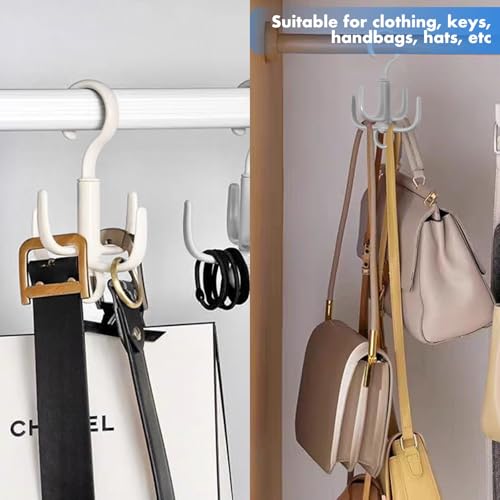 360° Rotatable Tie Hanger Organizer - 2 Piece Set for Closet