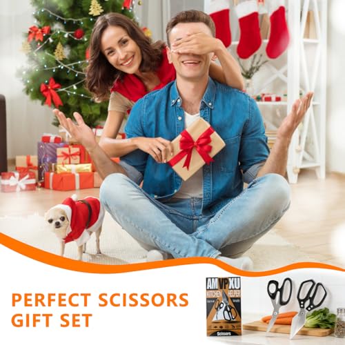 Heavy Duty Kitchen Shears Set - Stainless Steel Kitchen Scissors