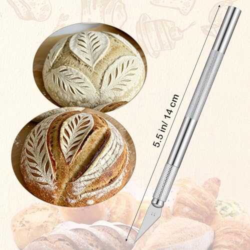 Professional Sourdough Scoring Tool Set - 2PCS with 20 Blades