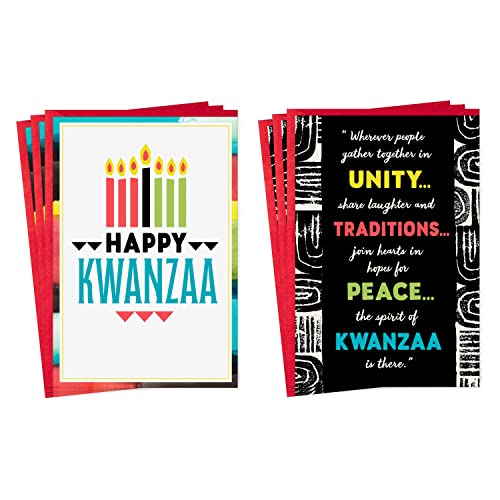 Hallmark Mahogany Kwanzaa Card Assortment - 6 Cards & Envelopes