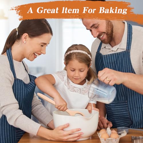 Grevosea 12 Inch Wooden Danish Dough Whisk for Sourdough Bread and Baking