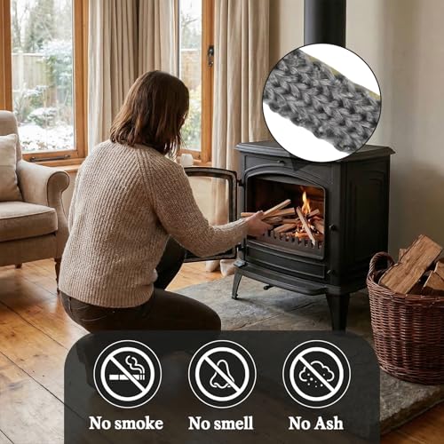 Self-Adhesive Wood Stove Gasket Rope - 6.56ft Replacement Tape