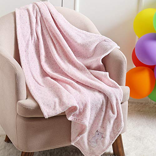 CREVENT Baby Blankets Set - 30''x40'' Fluffy Giraffe & Cat Design