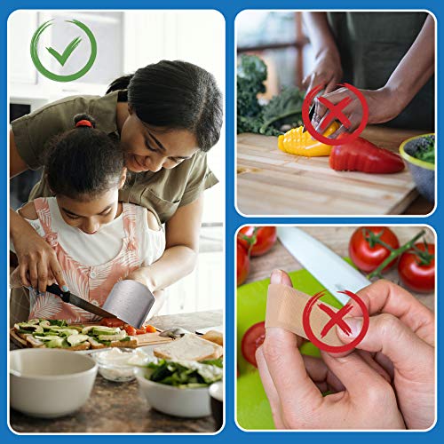 Patelai Finger Guards - 6-Piece Adjustable Knife Protectors for Safe Food Chopping