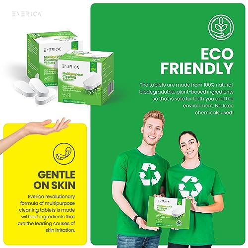 Multipurpose Eco-Friendly Cleaning Tablets - Aloe Scented, 12 Pack