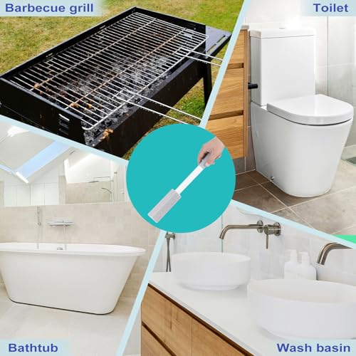 Gnvop Toilet Pumice Stone Cleaner Set with Long Handle - 4 Pack