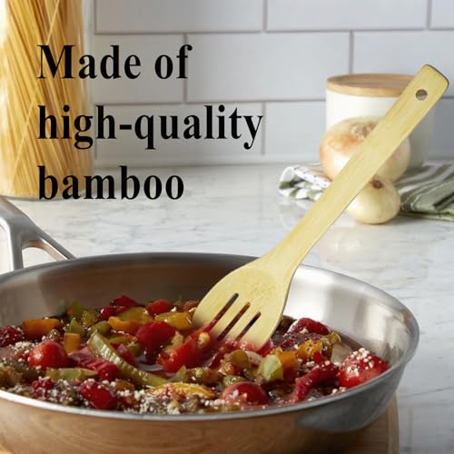 3-Piece Wooden Cooking Utensil Set with Heat-Resistant Handles
