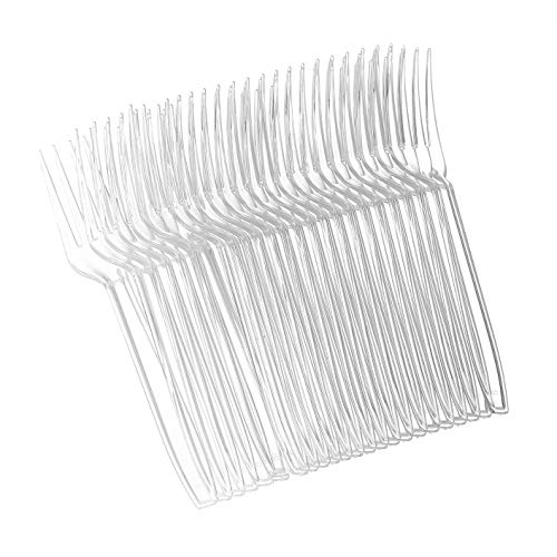 Glad Heavy Duty Disposable Plastic Forks, 24 Count - Break-Resistant