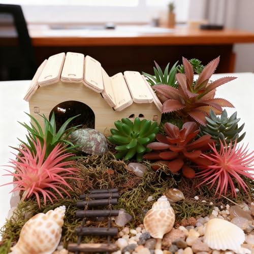 16 Pcs Artificial Succulent Plants Assortment for DIY Crafts and Home Decor