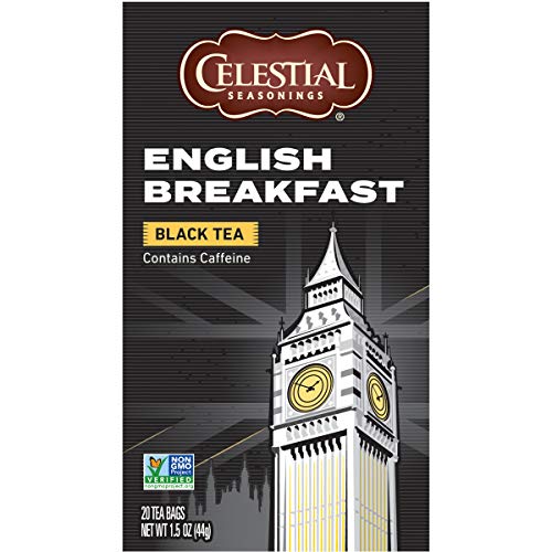 Celestial Seasonings English Breakfast Black Tea, 20 Count (Pack of 2)