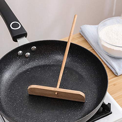 Wooden Crepe Spreaders - 2 Pack Pancake Batter Tools