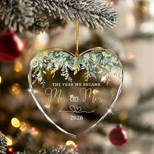 Mr & Mrs Ornament 2026 Wedding Gift for Newlyweds - Nestura 1.1