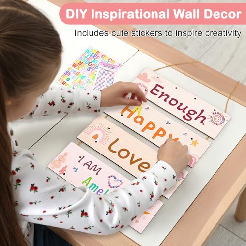Unicorn Castle LED Girls Room Decor with Inspirational Quotes