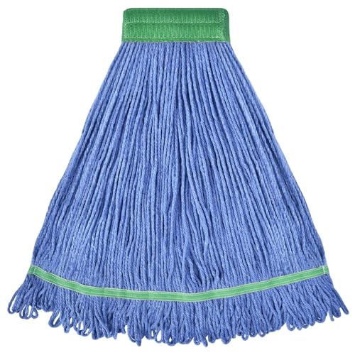 Onesimus 18 oz Mop Head Replacement – Medium 1 Pack | Blue Cotton Blend